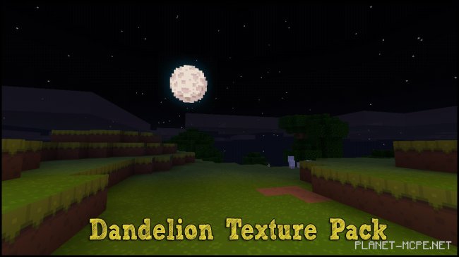 Текстур пак Dandelion 0.16.0/0.15.6/0.15.4