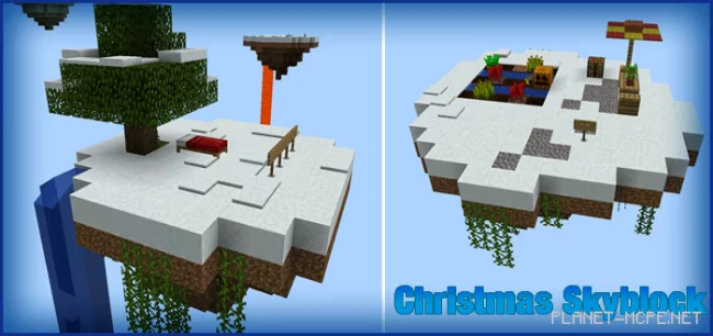 Карта Christmas Skyblock