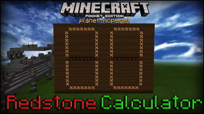 Карта Redstone Calculator (Редстоун)