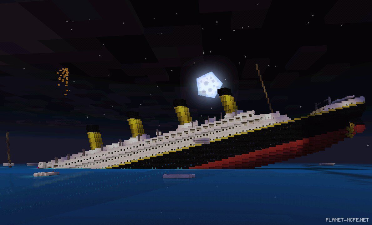 Карта RMS Titanic Sinking