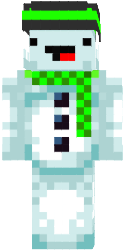 Green Derpy Snow Man