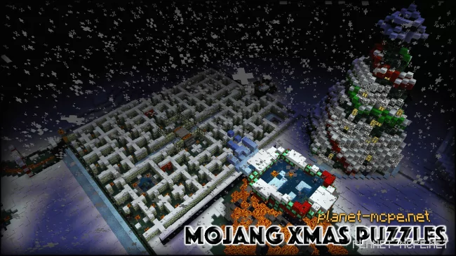 Карта Mojang Xmas Puzzles