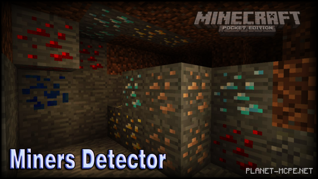 Мод Miners Detector 0.14.0/0.12.3