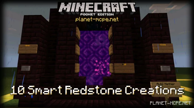 Карта 10 Smart Redstone Creations