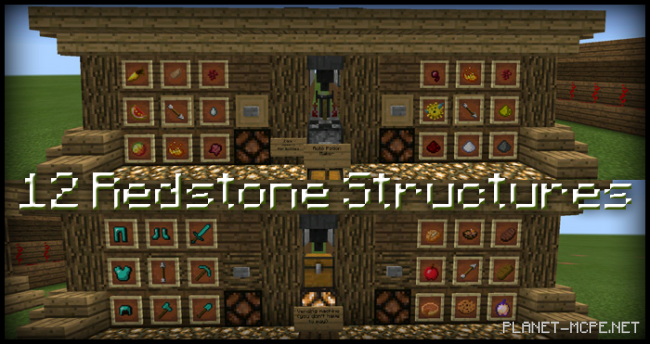 Карта 12 Redstone Structures