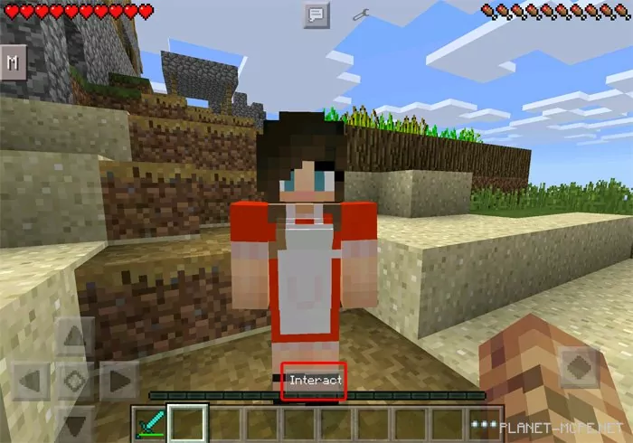 Мод Minecraft Comes Alive PE 0.14.0