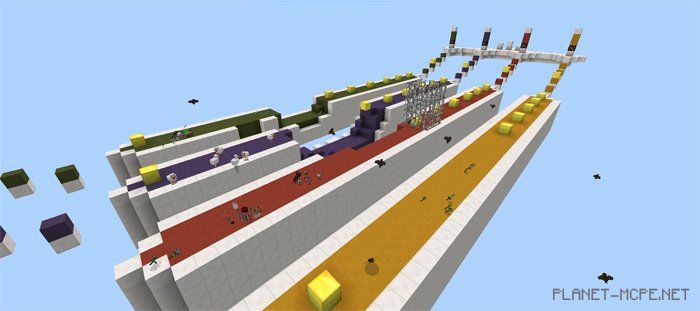 Карта Multiplayer Lucky Block Race [Мод-карта]