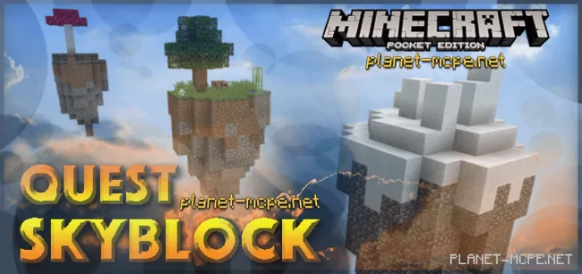 Карта Quest Skyblock [Мод-карта]