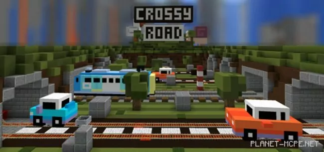 Карта Crossy Road PE [Мод-карта]