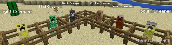 Мод Creepers+ 0.14.2/0.14.0/0.13.0