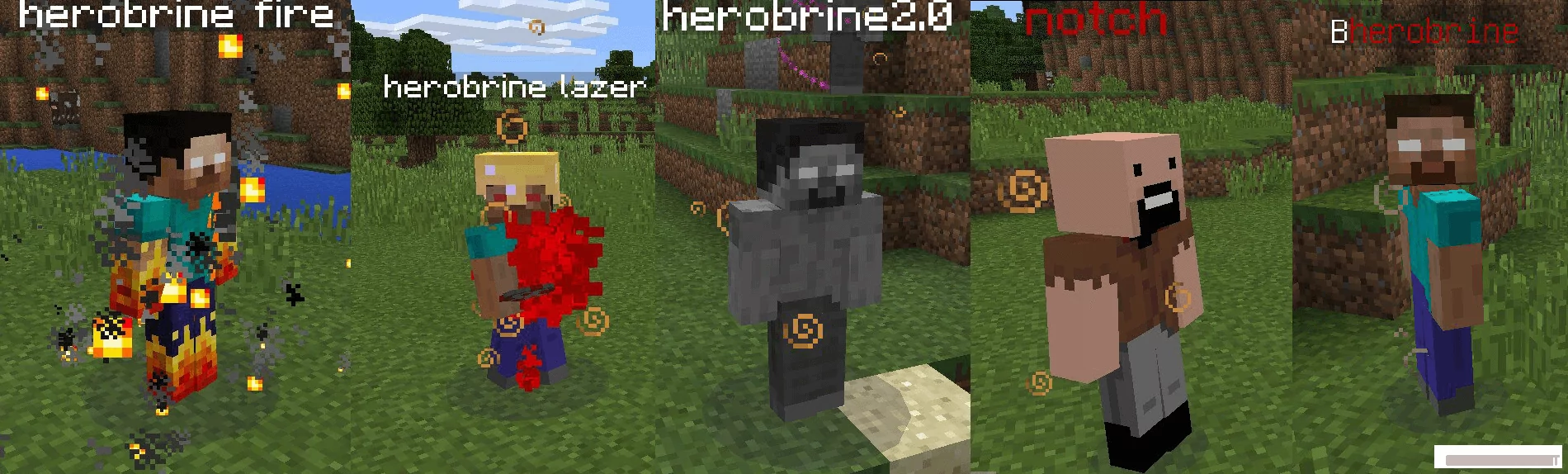 Мод Herobrine 0.15.4/0.15.3/0.14.0