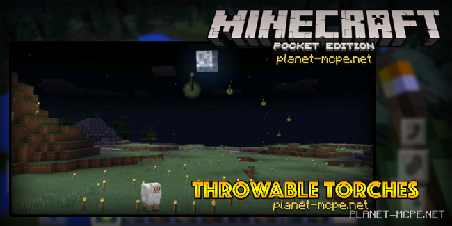 Мод Throwable Torches 0.15.3/0.14.3/0.14.2