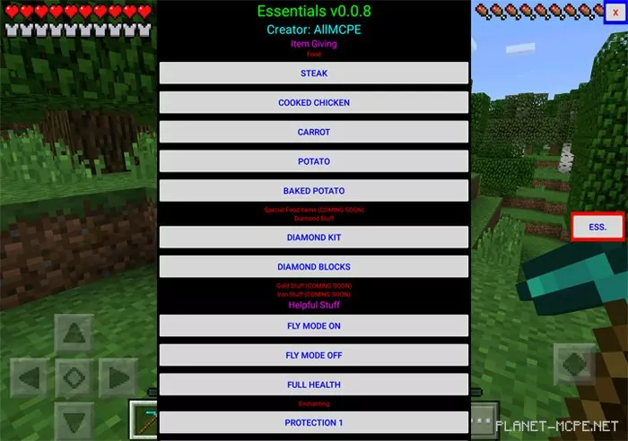 Мод Survival Essentials 0.15.2