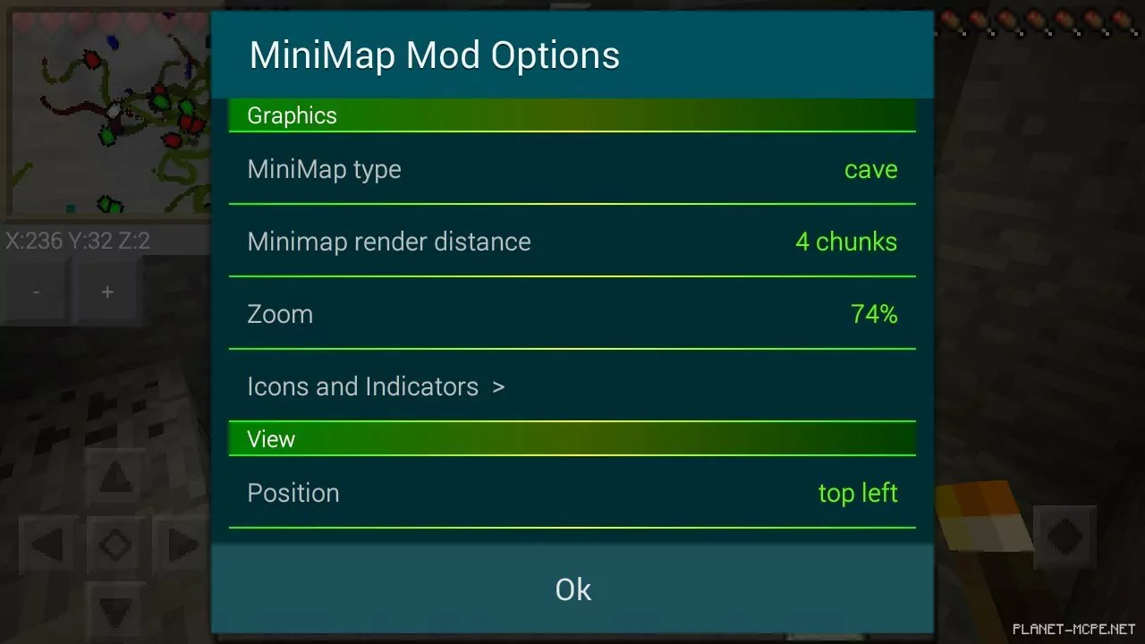 Мод Smooth Minimap 0.15.6/0.15.4/0.14.3