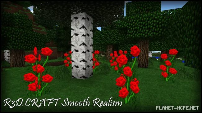 Текстур пак R3D.CRAFT Smooth Realism 0.15.4/0.14.3/0.13.1