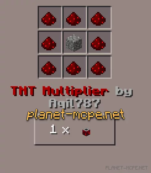 Мод TNT Multiplier 0.15.6/0.15.4/0.14.3