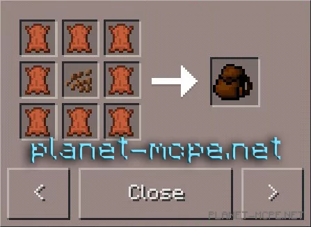 Мод Backpacks 0.15.4/0.14.3/0.14.0