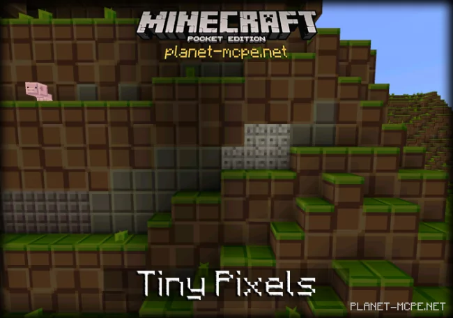 Текстур пак Tiny Pixels 0.15.6/0.15.4/0.15.1