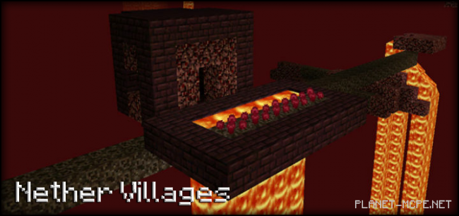 Мод Nether Villages 0.15.4/0.15.2