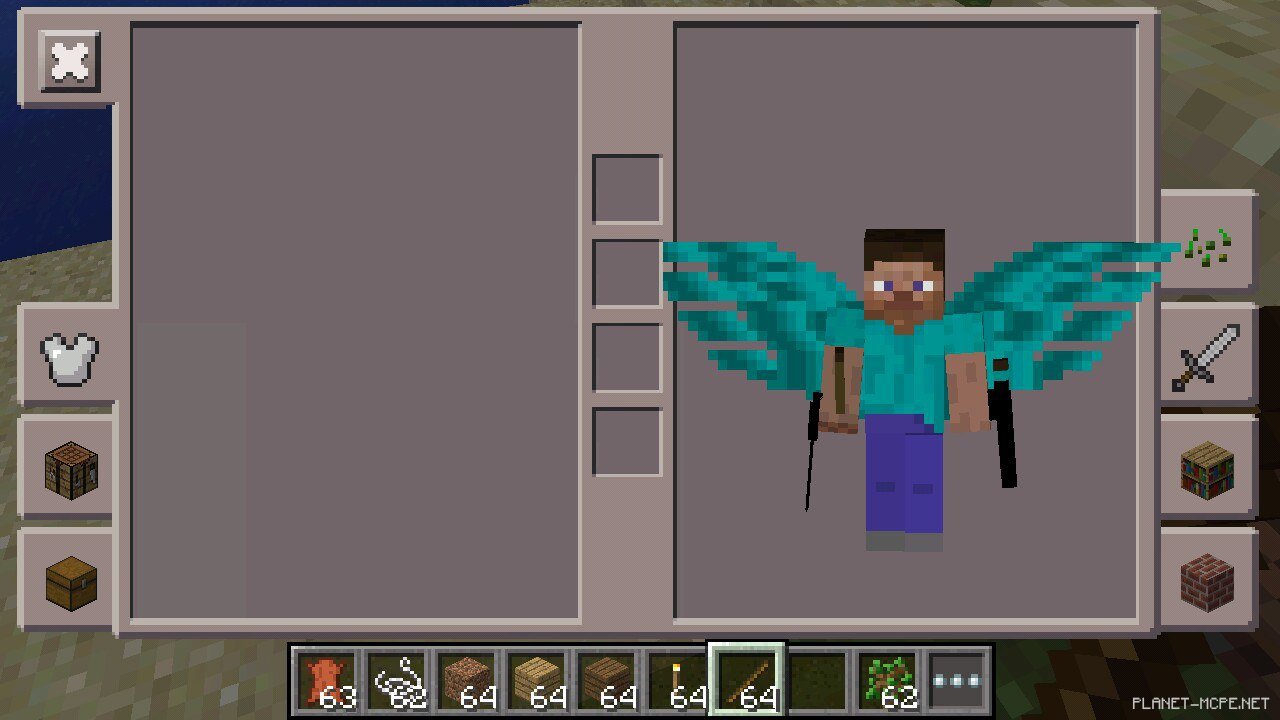 Клиент Minecraft PE 0.15.4 с модами: шейдеры и крылья!