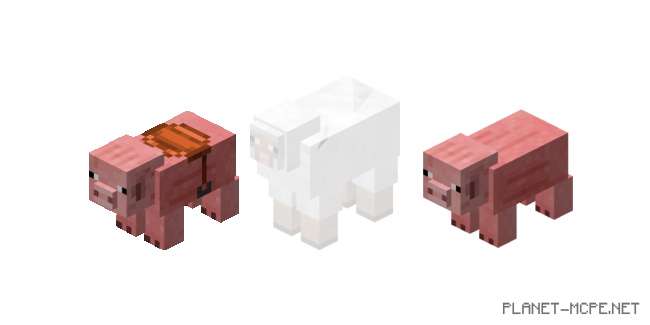 Свинья [Мобы][Гайды Minecraft PE]