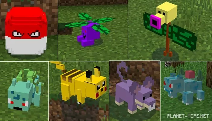 Мод Pixelmon PE 0.15.6/0.15.4/0.14.3