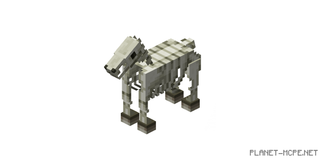 Лошадь-скелет [Мобы][Гайды Minecraft PE]