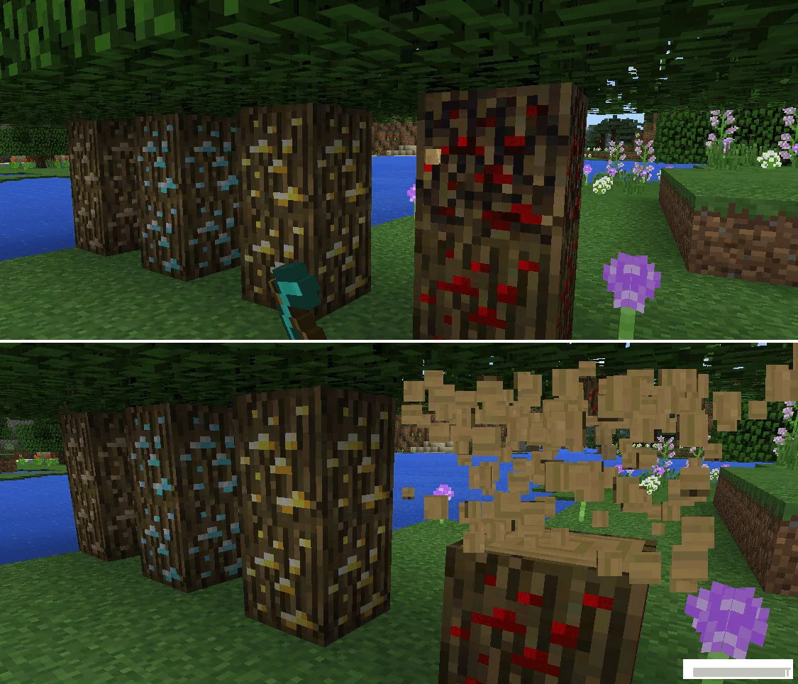 Мод Plants Trees Ore 0.15.9/0.15.6/0.14.3