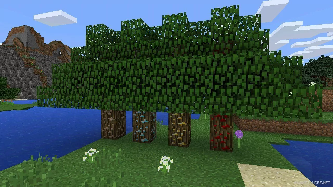 Мод Plants Trees Ore 0.15.9/0.15.6/0.14.3