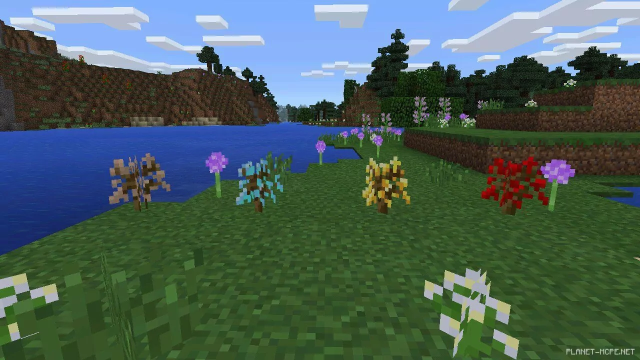 Мод Plants Trees Ore 0.15.9/0.15.6/0.14.3