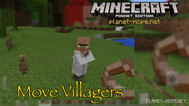 Мод Move Villagers 0.16.0/0.15.6/0.15.2