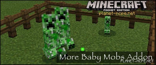 Мод More Baby Mobs 0.16.0