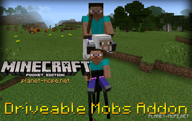 Мод Driveable Mobs 0.16.0