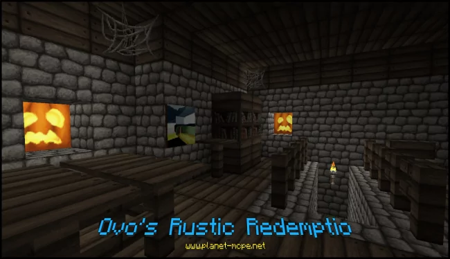 Текстур пак Ovo’s Rustic Redemption 0.16.1/0.16.0/0.15.6