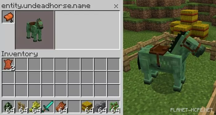 Мод Rideable Zombie Horses 0.16.0