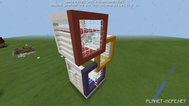 Трехэтажный дом в стиле модерн [2 часть][Гайды Minecraft PE]