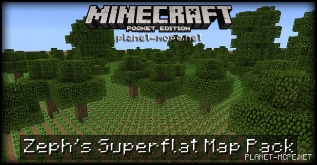 Карта Zeph’s Superflat Map Pack [Местности]