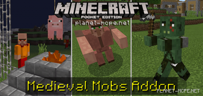 Мод Medieval Mobs 0.17.0/0.16.1/0.16.0