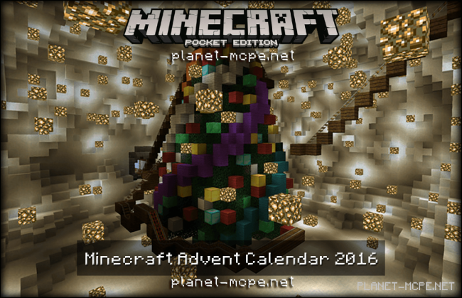 Карта Minecraft Advent Calendar 2016 [Мини-игра]