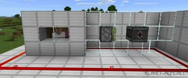 Текстур пак Clean Glass Redstone 1.0/0.17.0/0.16.1/0.16.0