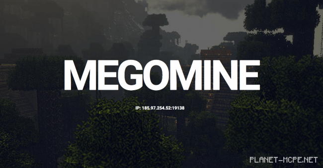 Сервер MeGoMiNe для Minecraft PE 1.0.0/1.0.4/1.0.4.1