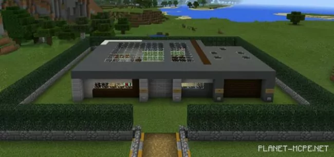 Карта Self-Building Command Block Mansion [Редстоун]