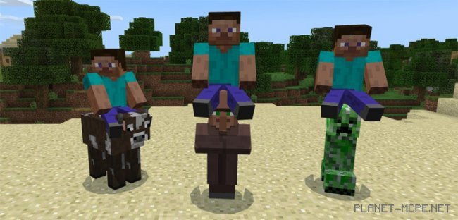 Мод All Mobs Rideable 1.1.5/1.1.0