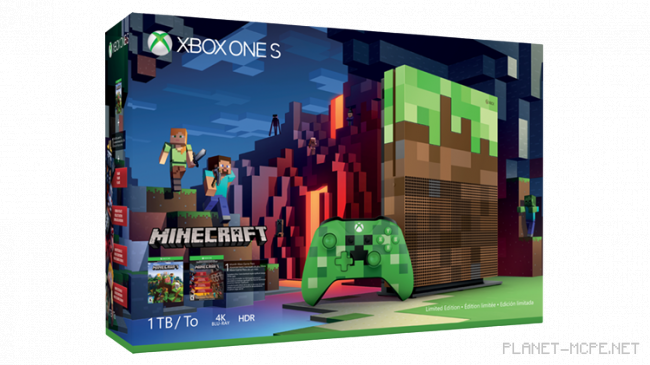 Представление специально созданного XBOX ONE S Minecraft