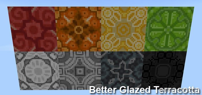 Текстуры Better Glazed Terracotta 1.2