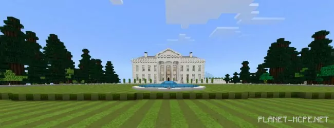 Карта A Minecraft White House [Творчество]