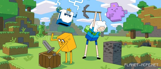 Adventure Time и эпизод про Minecraft