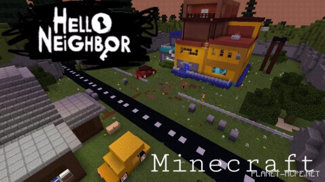 Карта Hello Neighbor In Minecraft [Мини-игра] [Головоломка]