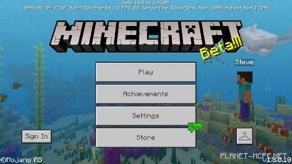 Minecraft 1.8.0.10 (Бета версия)