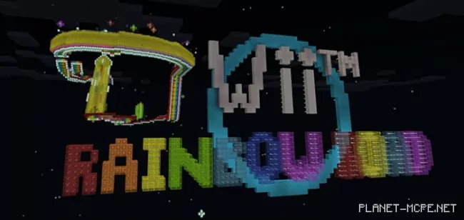 Карта Wii Rainbow Road Recreation [Американские горки]